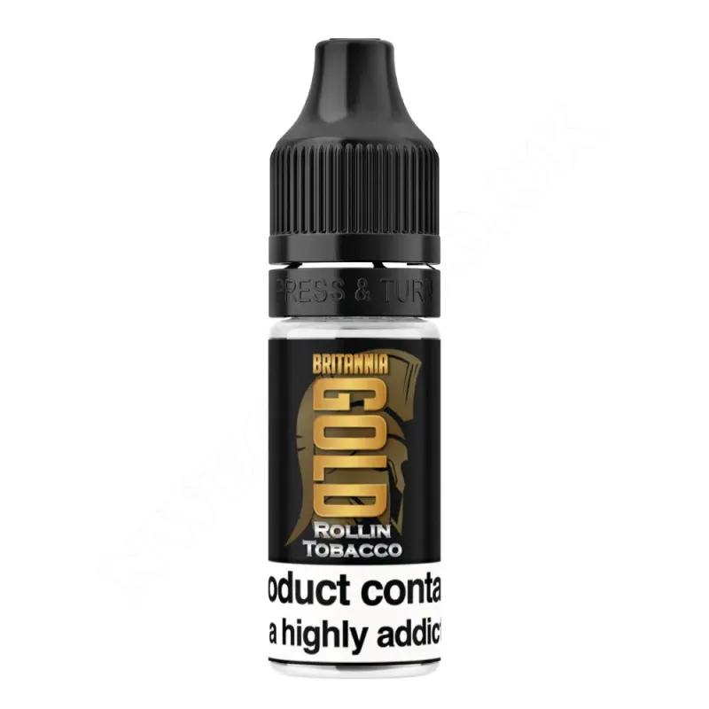 Rollin Tobacco 10ml eliquid by Britannia Gold