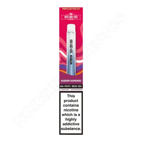 SKE Crystal Pro 600 Prefilled Pod Kit - Blueberry Raspberries