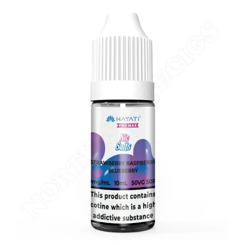 Strawberry Raspberry Blueberry Nic Salt by Hayati