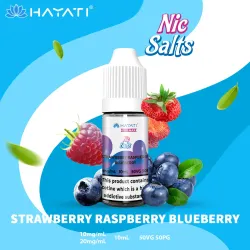 Flavour Description for Strawberry Raspberry Blueberry Nic Salt by Hayati