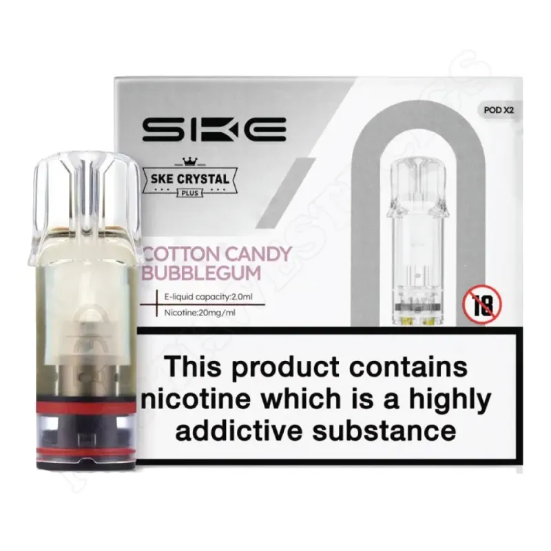 Cotton Candy Bubblegum SKE Crystal Plus Pods