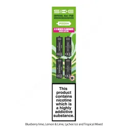 SKE Crystal 2400 4 in 1 Pods - Green Edition